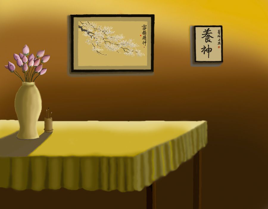 Tranh LÂM CHIÊU ĐỒNG THANH THẢN